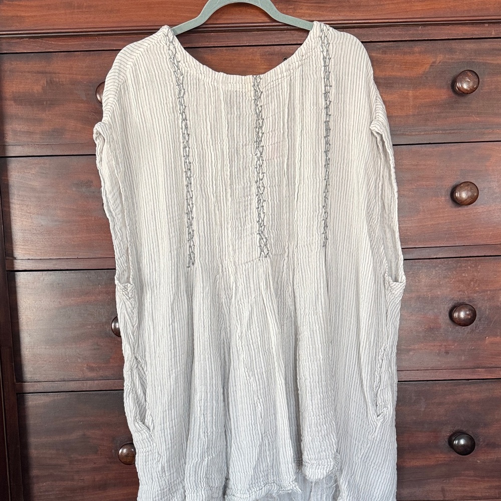 Free People Textured Tunic Top